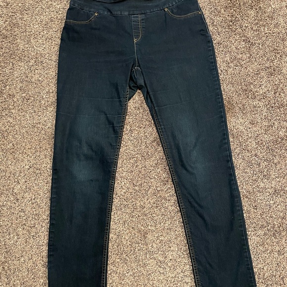 Dark denim jeggings - Picture 2 of 3